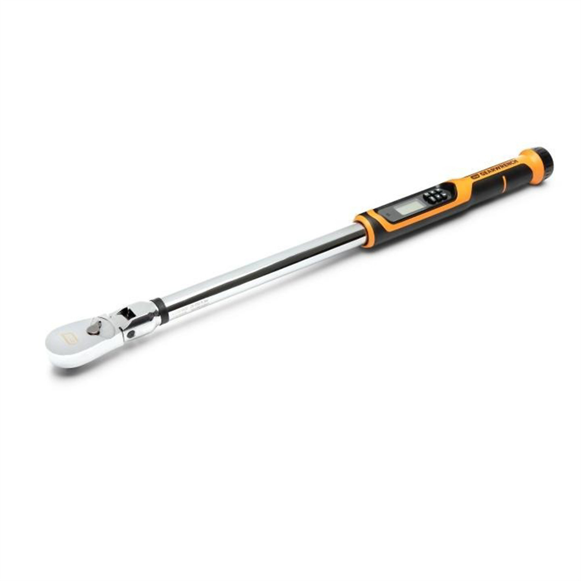 GearWrench Flex Head Electronic Torque Wrench with Angle — 1/2in. Drive, 25–250 ft.-lbs., Model# KDT85079